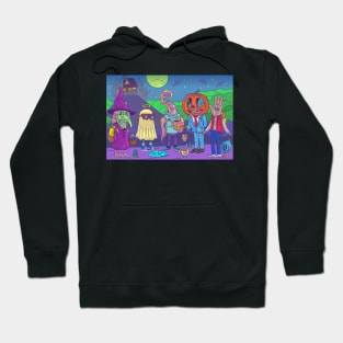 Halloween spooky creatures Hoodie